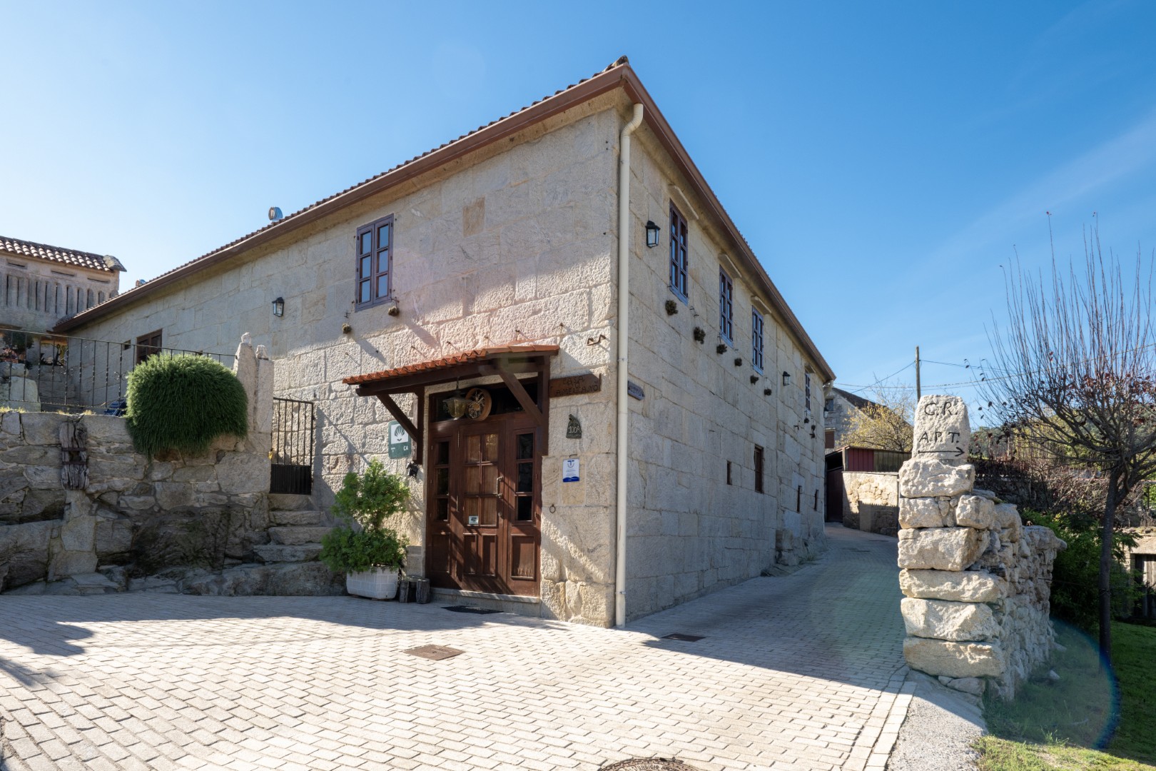 Vista de la Casa do Americano y su entorno
